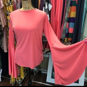 Bell sleeve top